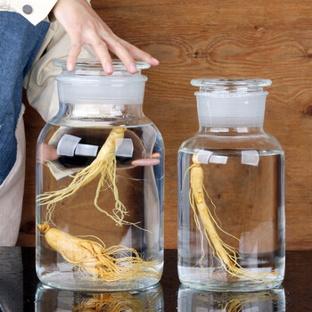 Xingdi bubble wine glass bottle sealed special wine barrel bubble jar home brewing jar bubble green plum wine bubble wine container wine jar 3 catties single bottle