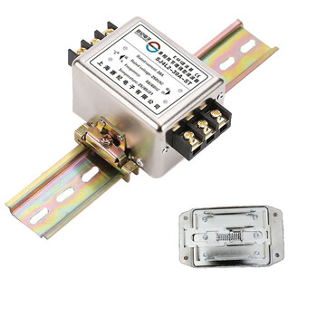 Saiji emi dc power filter anti-interference three-phase 380v ac 220v servo rail sj4l2-6a sj4l23at terminal block 0250v