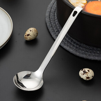 Onlycook 316l stainless steel soup spoon, hot pot spoon, household soup, porridge, ramen spoon, soup and vegetable spoon, large