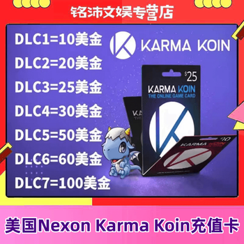 American nexon karma koin international server poe/dfo maplestory kk point card 10 50 100 usd card 100 usd