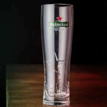 Sailoto heineken beer cup beer cup heineken heineken transparent glass beer cup star carving 63 star relief 250 ml 1ml