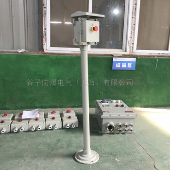 Customized vertical pole emergency stop operation column lbz local control box two lights two buttons button box i