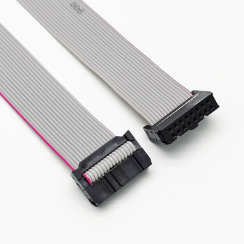 Throwing stones fc8p/10p/14p/20p/26p idc cable, two pack, gray cable, 2.54mm spacing, 16p 50cm (two pieces)