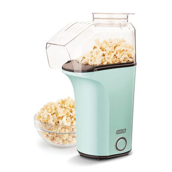 Dash 16-cup air popcorn maker home oil-free healthy small appliance requires transformer