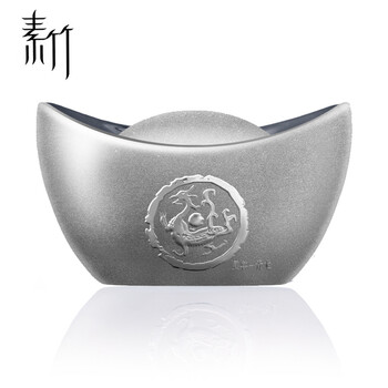 Suzhu investment silver ingot, pure silver 9999 silver ingot, sterling silver ornaments, business collection, holiday gift, free engraving, 1000g (frosted style)