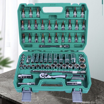 An junsheng 3/8 zhongfei set auto repair and warranty set tool wrench extension rod bit combination 24 tooth wrench style