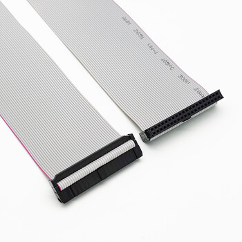 Throwing stones fc8p/10p/14p/20p/26p idc cable, two pack, gray cable, 2.54mm spacing, 40p 10cm (two pieces)