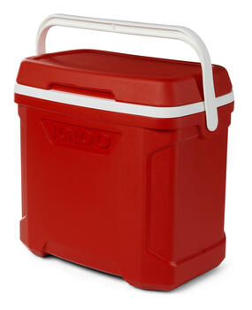 Igloo 16l outdoor camping insulated cooler portable folding handle red picnic refrigerator