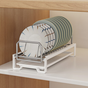 Sanxita stainless steel dish rack pull-out kitchen dish rack in the cabinet drain dishwashing rack storage rack