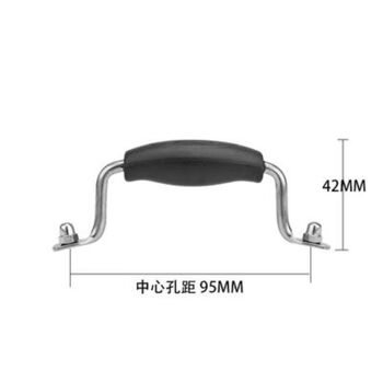 Enshousu double-hole pot lid handle, tripod lid handle, large pot lid handle, lid handle, pot lid, top cap, pot lid accessories 9.5cm three horizontal pot lid handle - center hole distance