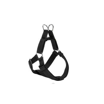 Runhua nian large, medium and small dog vest-type leash dog leash golden retriever dog chain dog walking leash pet harness pet supplies black harness s size (suitable for 5-12 pounds)