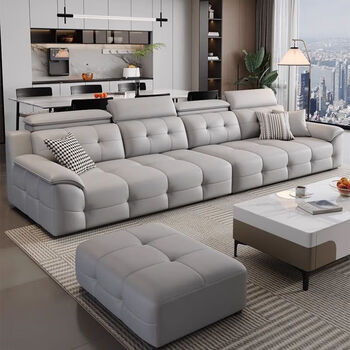 2025 new italian minimalist high back lawrence leather sofa living room modern light luxury internet celebrity leather art sofa six-proof cat claw leather 1.2m double armrest single seat
