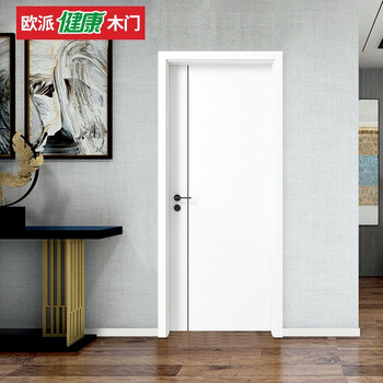 Oppein wooden door paintless composite door opma-3002z pearl white