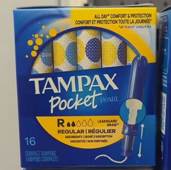 Tampax canada purchase of tampax plastic catheter tampons 96 pieces, regular/large 1 flow sanitary size r, medium flow 16 pieces