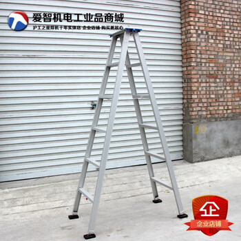 Moon landing brand dylt-21 aluminum alloy 1.5/2/2.5/3/4/4.5/5/6 meter hinged ladder double-sided 1 6m