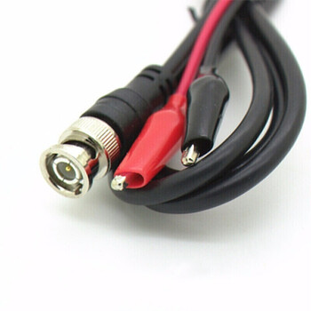 Signal generator bnc to output line clip line connecting line q9 line oscilloscope probe line