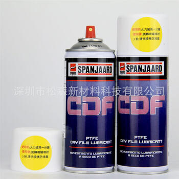 Fluorine self-spraying ptfe release spray anti-corrosion coating spray paint ptfe dry lubrication cdf dry poly lubricant 400ml
