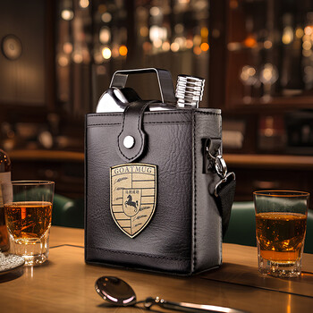 Snake flask 316 stainless steel portable household thickening 3 catties liquor bottle