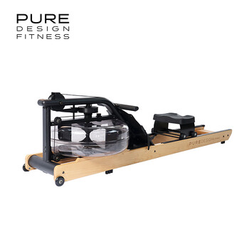 Waterrower home water resistance rowing machine indoor fitness equipment puredesign vr2 vr2 beech (orbit engraved logo) - single product