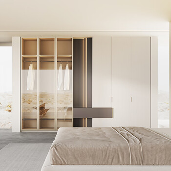 Mengtian mu makes whole-house custom-made corner cloakroom, overall custom-made cloakroom cabinets, homemade xinshang series, customized prepayment (please consult customer service before taking the photo)