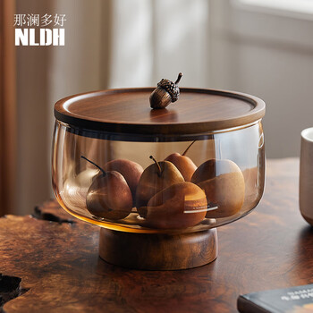 Nalando hao fruit plate living room home light luxury coffee table ornaments modern simple creative nordic style high-quality fruit bowl glass fruit plate - high style
