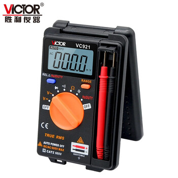 Victory instrument (victor) portable high-precision digital multimeter automatic range digital display pocket mini multimeter household multi-function meter vc921