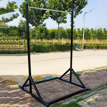 Xmsj outdoor horizontal bar adjustable fitness training double bar household horizontal bar pull-up single bar pull-up trainer mobile horizontal bar 2.2 meters adjustable height