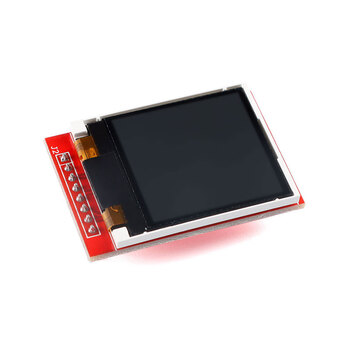 1.44-inch tft spi serial port module lcd color screen st7735 driver 128*128 compatible uno stm32 red board