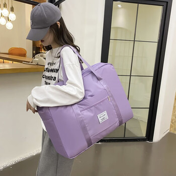 Cambodia-chongqing luggage bag moving moisture-proof thickened quilt clothes storage bag travel storage bag maternity bag large capacity travel purple travel storage bag large size