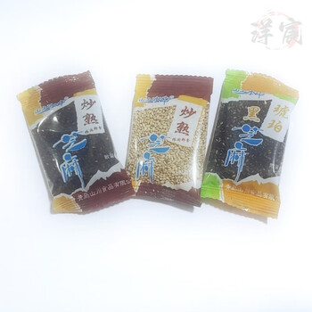 Shi fang yi qingdao mountain fried sesame in water, amber, black and white sesame, donkey hide gelatin and jujube slices, fried sesame, ready-to-eat snacks, 3 flavors mixed 500g