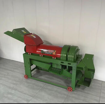Ling yuxun electric corn thresher new corn thresher large 2 type double wind three-layer screen thickened cob thresher double wind large 2 type output 3000-4000 catties per hour + electricity 3