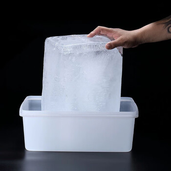 Bar soul ice box fresh box bartending tools mixing large ice cubes to make large ice trays bar ktv freezing large ice classic large size 38x27x13cm 10l