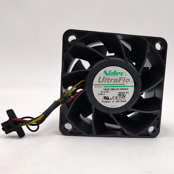 Ba gang nidec 12v2.45a6038 v60e12bs1a7-09a032 6 cm pwm speed adjustable server fan 4-pin motherboard 6p server interface
