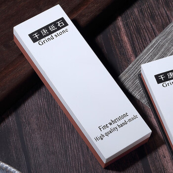 Qiantang whetstone, thick and thin, double-sided white corundum woodworking planer, household kitchen knife, fine sharpening, quick sharpening, 400/1000 mesh (commonly used)