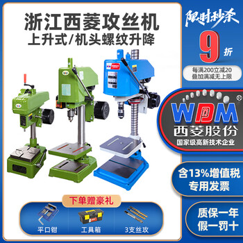Wen yijia tapping machine tapping machine swj-6 swj-10 swj-12 swj-16 swj-20 desktop rising type. prices include 13 vat invoices