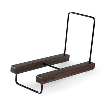 Victrola vinyl record storage rack can hold 25+ records wooden record display rack retro storage