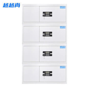 Yueyue shang steel security cabinet electronic code lock four sections 900*420*1800mm double double lock management thickened anti-theft safe storage cabinet top cabinet yys-bmg-296
