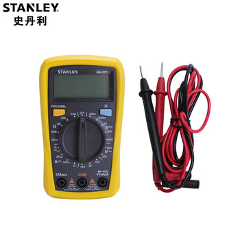 Stanley (stanley) digital multimeter, automatic range, burn-proof, high-precision multimeter, smart electrician multimeter, handheld mm-201-23c