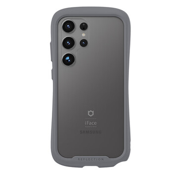 Hameeiface korean original imported tempered glass soft edge all-inclusive anti-fall mobile phone case samsung galaxy s24ultra transparent protective cover hard case gray frame-tempered glass case samsung galaxy s24ultra