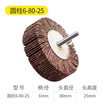 Rsrddy custom-made nanshan handle impeller louver wheel grinding head sandpaper wood metal polishing grinding head electric grinding 680mm 50 pcs