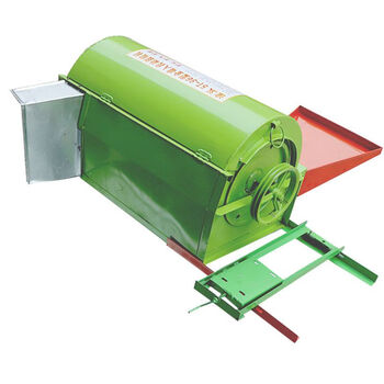 Wen yijia customized machine household full-feed rice and wheat thresher rice agricultural rice thresher small harvester multi-function stand-alone machine without power without boat full-feed rice thresher