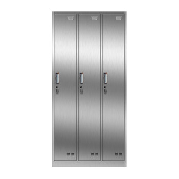 Jingku kinkoccl304 stainless steel three-door storage cabinet 3-door industrial equipment cabinet workshop tool classification storage cabinet