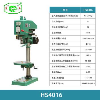 Wen yijia anhui tapping machine high-precision high-power tapping machine hs4112 hs4016 hs4024 desktop hs4016/m16/750w/380v