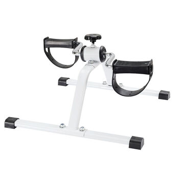 Kuinai rehabilitation training bicycle fitness household upper and lower limb folding stepper for the elderly white simple model