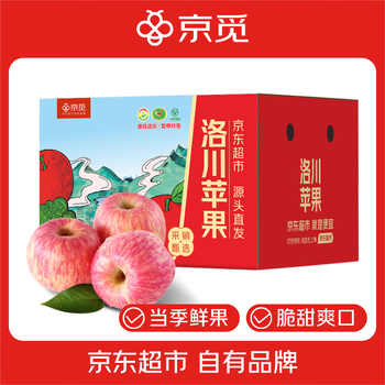 Jingmi luochuan red fuji apple 18 pieces 165g + fresh fruit, crispy and sweet in season, straight from the source
