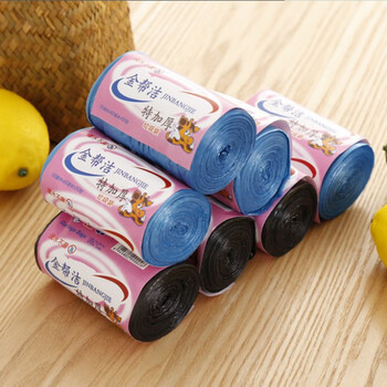 Point-break garbage bag, thickened garbage bag, garbage bag roll, new material garbage bag 50*60cm black