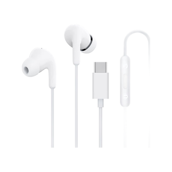 95% new xiaomi (mi) type-c earphones wired earphones white suitable for xiaomi huawei honor oppo vivo mobile phones and apple 15 and above models