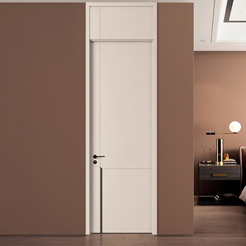 Paixiansen wooden door paintless bedroom simple modern environmentally friendly paintless door light gray