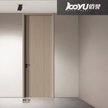 Ruiyuan baiyu trend-6a teak no. 5 wooden door unpainted wooden door interior door quiet wooden door