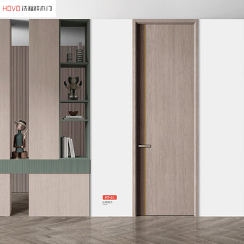 Haofuxiang wooden door rt-01 ruyi oak wooden door interior door ecological door composite door bedroom door